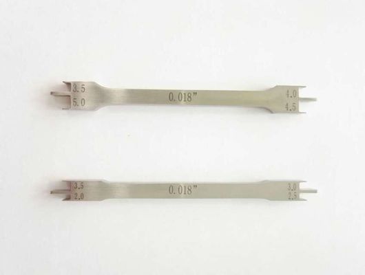 Internationale expresszending Design Dental Instrument Positioning Gauge aan de onderkant