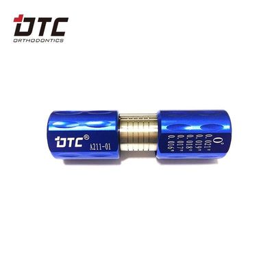 ISO-standaard metalen blauwe precisie koppelboog torens DTC orthodontische tandheelkundige boog voormalig