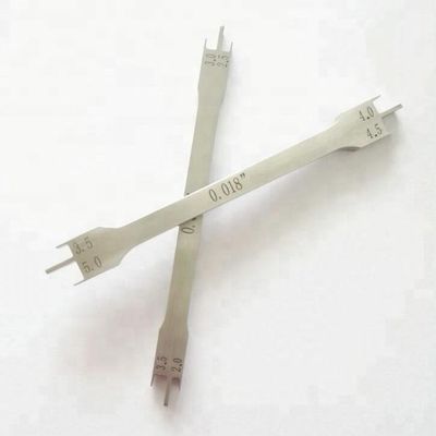 Double Ended Positioning Gauge Essential Tool voor DTC Orthodontic Dental Instrumental