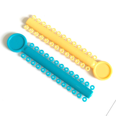 ISO-standaard kleurrijke elastische bandringen voor comfortabele orthodontische behandeling