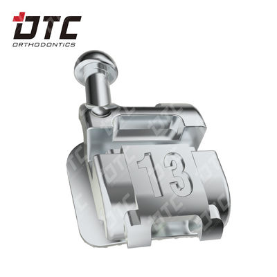 Handmatige krachtbron's zelf bindende sandblasted MBT brackets voor orthodontische oplossing