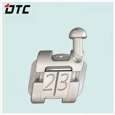 Handmatige krachtbron's zelf bindende sandblasted MBT brackets voor orthodontische oplossing