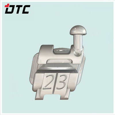 Handmatige krachtbron's zelf bindende sandblasted MBT brackets voor orthodontische oplossing