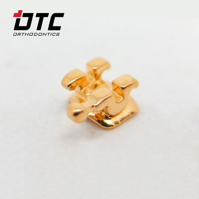 CE gecertificeerd DTC Orthodontic Dental Roth MBT Golden Delicate Series Brackets met haken Machinery Power Source