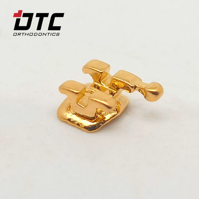 CE gecertificeerd DTC Orthodontic Dental Roth MBT Golden Delicate Series Brackets met haken Machinery Power Source