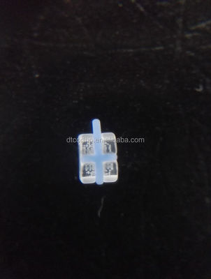 CE-certificering DTC Tandheelkundige orthodontie Sapphire Roth MBT Brackets Braces Hook Type 5