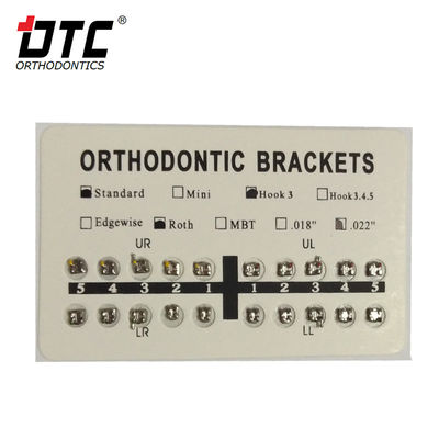 Houdbaarheid van 3 jaar Sweet Series Orthodontic Roth Bracket 0.018&quot; met 0.018&quot; slot