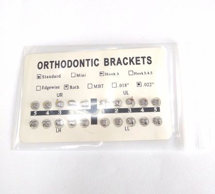 Houdbaarheid van 3 jaar Sweet Series Orthodontic Roth Bracket 0.018&quot; met 0.018&quot; slot