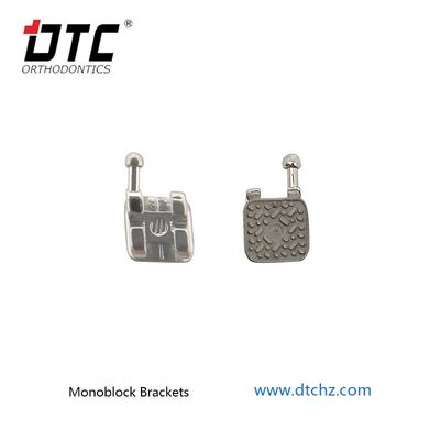 DTC Mim Monoblock Orthodontic Laser Dental Bracket MBT Roth Metal Brace met 3W/Hook