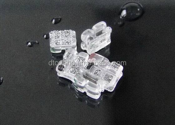 Orthodontische behandeling met DTC Sapphire Bracket Dental Brace ISO Standard