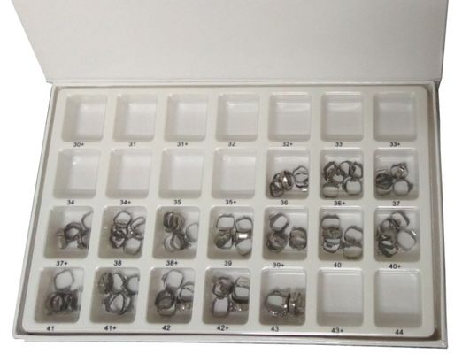 Bestverkopende 29- 44,5 orthodontische banden CE ISO gecertificeerd voor de Amerikaanse markt