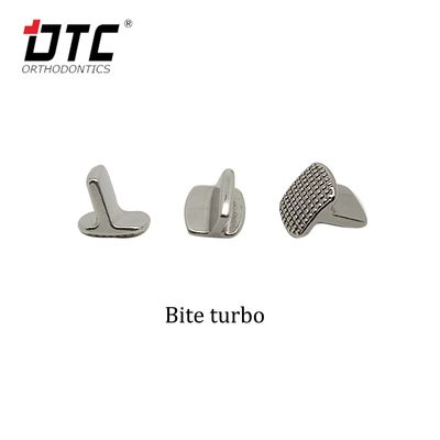 Orthodontische tandheelkundige tanden Bondable Bite Turbo Mesh Base door DTC roestvrij staal Monoblock