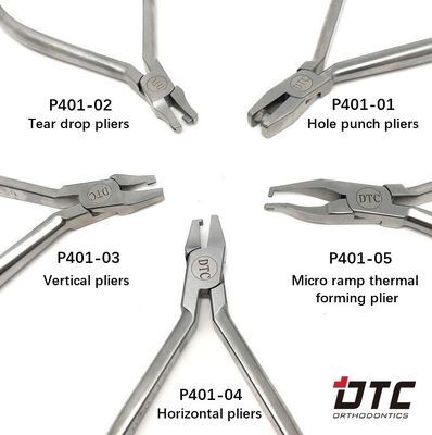 Roestvrij staal DTC Orthodontic Dental Micro ramp thermisch vormen Clear Aligner tangen